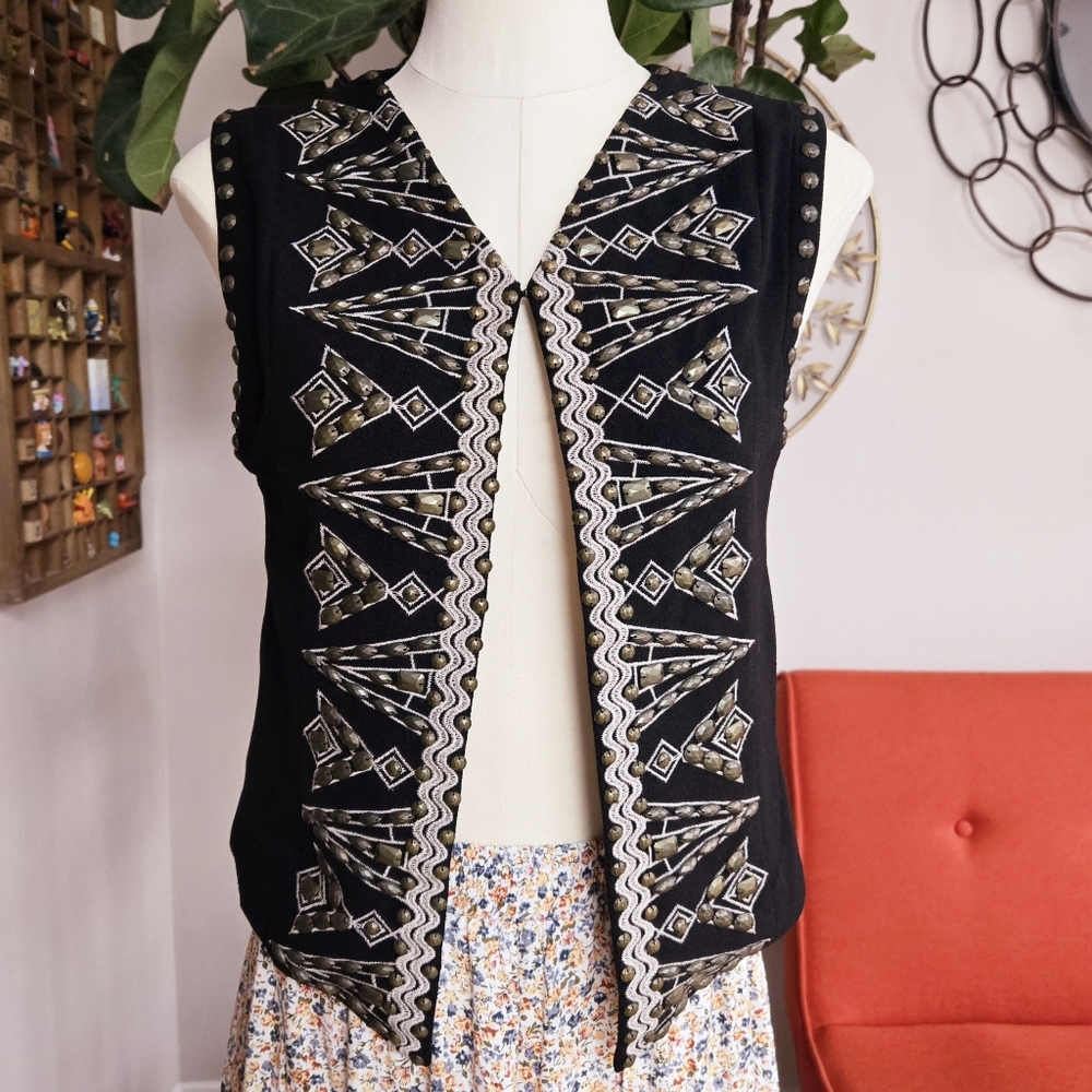 Y2K, Indy Sleeze Embellished Vest